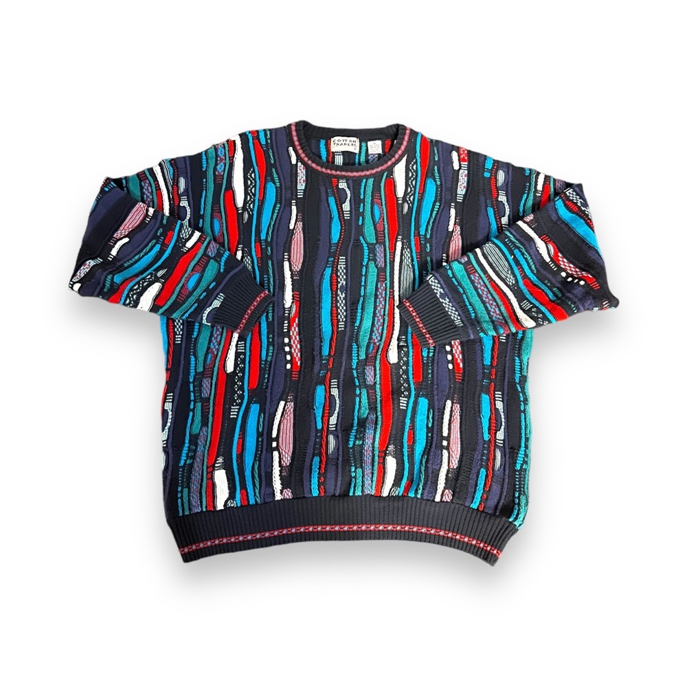 Vintage Cotton Traders Coogi Style Sweater Men’s X-Large